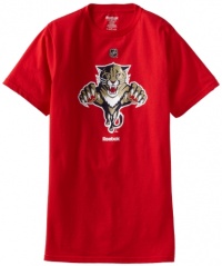 NHL Reebok Florida Panthers Primary Logo T-Shirt - Red