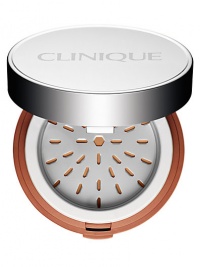 Bronzing powder with a smart advantage: Long-wear formula helps absorb oil, maintain skin's moisture balance so skin looks healthy, lit with a subtle radiance. Mineral and antioxidant-rich bronzer transforms from pressed to loose powder at the turn of a dial. Lightweight, oil-free.