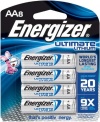 Energizer AA Lithium Batteries (8-count), Lasts 9 Times Longer