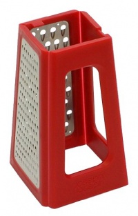 Joseph Joseph Fold Flat Space Saving Kitchen Grater, Red