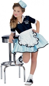 Child's Car Hop Girl Halloween Costume (Size:Large 12-14)