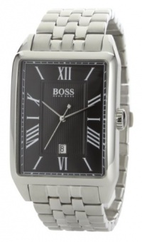 Hugo Boss Black Dial Stainless Steel Mens Watch 1512424