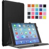 MoKo Apple iPad Air Case - Slim-Fit Case with Stand for iPad 5 Air (5th Gen) Tablet, BLACK (With Smart Cover Auto Wake / Sleep)