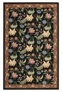 Nourison Country Heritage H320 2'6 x 4'2 Black Area Rug