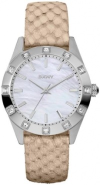 DKNY Neutrals Nude Leather Ladies Watch NY8789