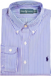 Polo Ralph Lauren Men's Custom-Fit Bengal Stripe Poplin