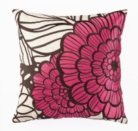 Trina Turk Embroidered Jungle Bloom Pillow, Pink, 20 x 20