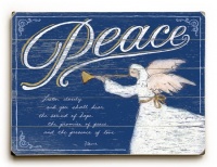 Christmas Peace 30x40 Planked Wood Sign Wall Decor Art