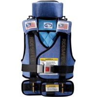 Safe Traffic System Ride Safer 2 Travel Vest, Blue, Small