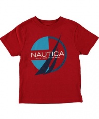 Nautica On the Water T-Shirt (Sizes 4 - 7X) - cherry red, 4