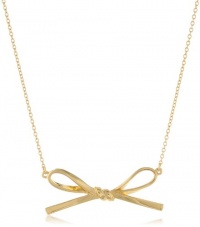 kate spade new york Skinny Mini Gold Colored Necklace, 28