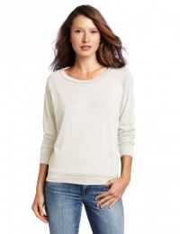 Alternative Women's Slouchy Pullover Sweater,  Ivory, Small