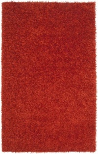 Surya TAZ-1005 Taz Plush Area Rug, 5 by 8-Feet, Orange Red