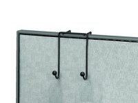 Fellowes Wire Partition Additions Double Coat Hook (75510)