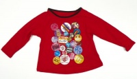 Rocawear Infant Girls Red Grenadine Long Sleeve Shirt (18M)