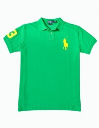 Polo Ralph Lauren Custom-Fit Big Pony Polo, Mayan Green, XL