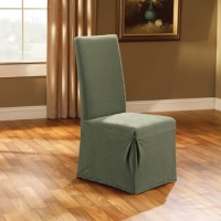 Sure Fit Stretch Pique Dinning Room Chair Slipcover, Green