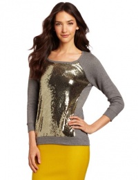 Patterson J. Kincaid Women's Libra Sequin Top, Gold, X-Small