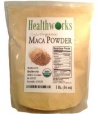 HealthWorks-Wild Organic Peruvian Maca Root Powder Wildcrafted Raw Superfood 1 Lb