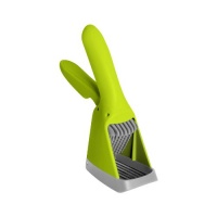 Boon Slicer Hand-Held Fruit and Vegetable Slicer,Green