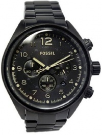 Fossil Men's CH2834 Flight Chronograph Stainless Steel Black Watch