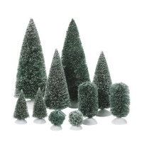 Department 56 Accessories for Department 56 Village Collections Bag-O-Frosted Topiaries Tree