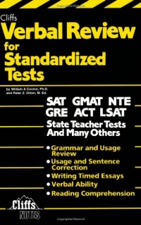 Verbal Review for Standardized Tests (Cliffs Test Prep)