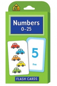 Numbers 0-25 Flash Cards