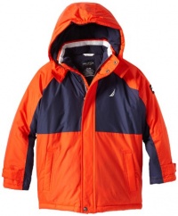 Nautica Boys 8-20 Heavyweight Snorkle Jacket, Tomato, X-Large