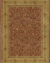 Shaw Living Beaufort Rug, 7-Feet 9-Inch by 11-Feet 1-Inch, Red