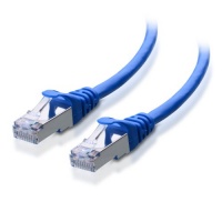 Cable Matters Cat6a Snagless Shielded (SSTP/SFTP) Ethernet Patch Cable in Blue 75 Feet