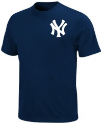 MLB Mens New York Yankees Ichiro Suzuki Athletic Navy Short Sleeve Basic Tee