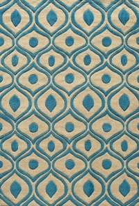 Area Rug 2x3 Rectangle Transitional Blue Color - Momeni Bliss Rug from RugPal