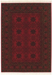 Area Rug 9x14 Rectangle Transitional Nomad Red Color - Couristan Kashimar Collection