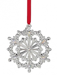 Lenox Christmas Metal Ornaments 2012 Snow Majesty Snowflake