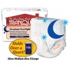 Tranquility Premium OverNight  Disposable Absorbent Underwear, Large, Case: 64