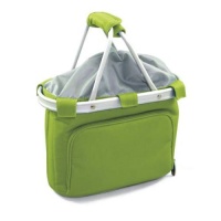 Picnic Time Metro Uno Insulated Tote with Lunch Service for 1, Lime