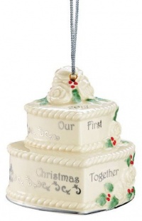 Lenox 2013 Our 1St Christmas Together Cake Hanging Ornament