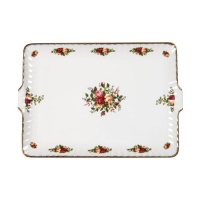 Royal Albert Old Country Roses 12.5-inch Fluted Serving Tray