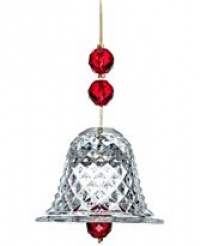 Baccarat 2012 Crystal Bell Ornament