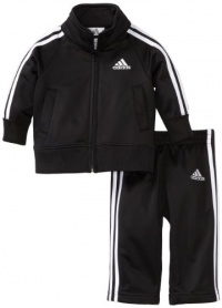 adidas Baby-Boys Infant ITB Iconic Tricot Set, Black, 3 Months