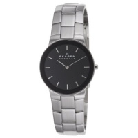 Skagen Men's 430LSXB1 Steel Black Dial Stainless Steel Watch