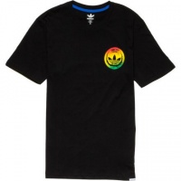 Adidas Originals Men's Electric Circle Trefoil T-Shirt-Black