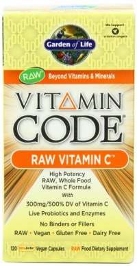 Garden Of Life Vitamin Code Raw Vitamin-C Capsules, 120 Count