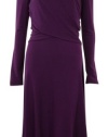 Ralph Lauren Women's V-Neck Wrap Around Belt Dress