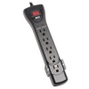 TRIPP LITE SUPER7B Surge Protector Strip 120V 7 Outlet 7 Feet Cord 2160 Joules, Black