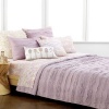 Style&Co. Forget Me Not Set of Two Standard Ruffled Pillow Shams Lavender