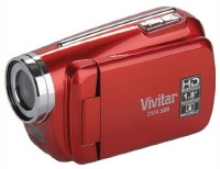 Vivitar DVR508 High Definition Digital Video Camcorder with 1.8 LCD Screen with 4x Digital Zoom (Red)