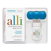 Alli 60 Caps Starter Kit - Weight Loss Aid, 60 caps,(GlaxoSmithKline)