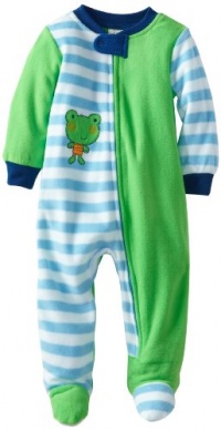 ABSORBA Baby-Boys Infant Frog Blanket Sleeper, Green, 24 Months